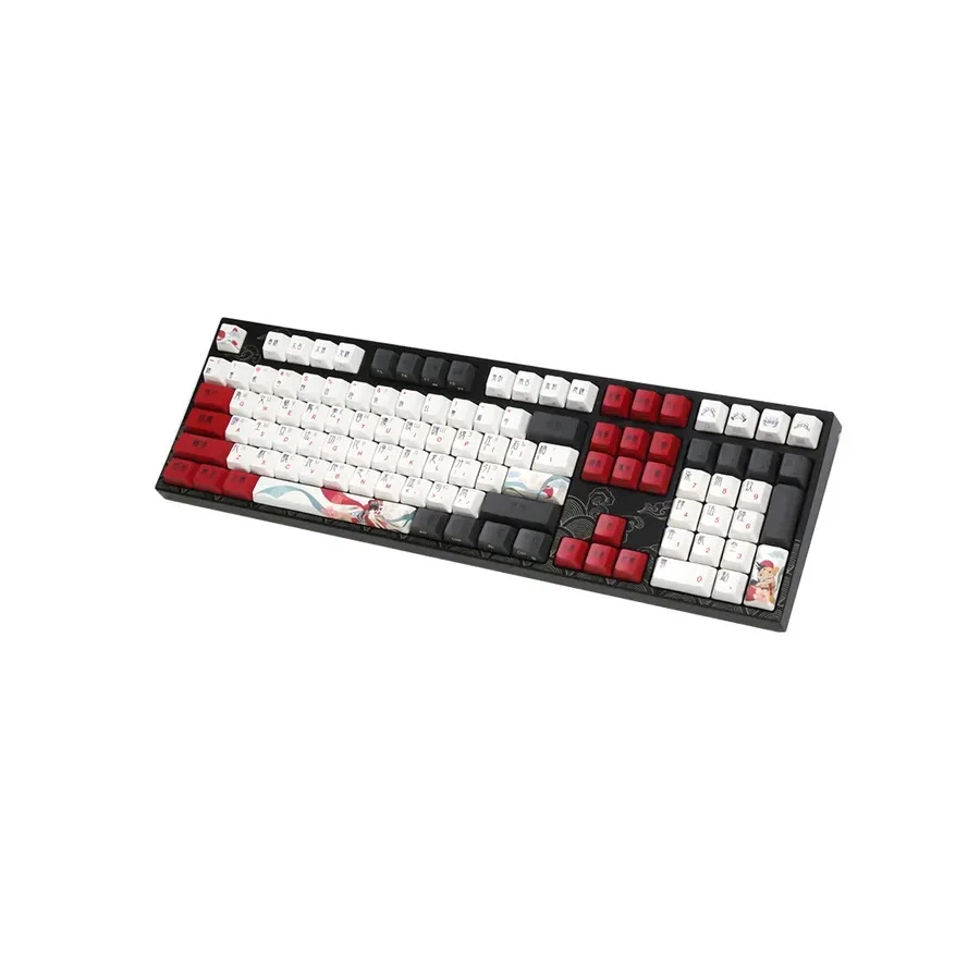 Механическая клавиатура Varmilo Beijing Opera VPG108, Cherry MX Brown, RGB, чёрная — 2