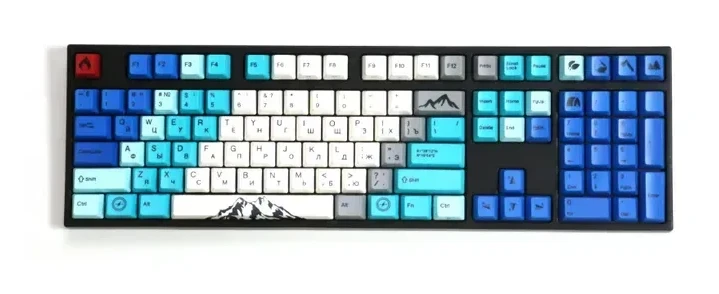 Механическая клавиатура Varmilo Summit R1 VPG108, Cherry MX Red, RGB, чёрный