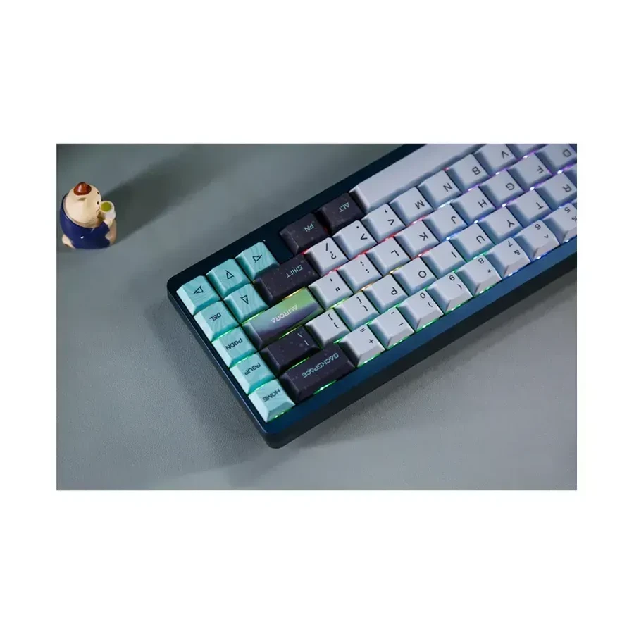 Магнитная клавиатура Varmilo Aurora Muse 65, Gateron Varmilo Magnet White, RGB, голубой — 3