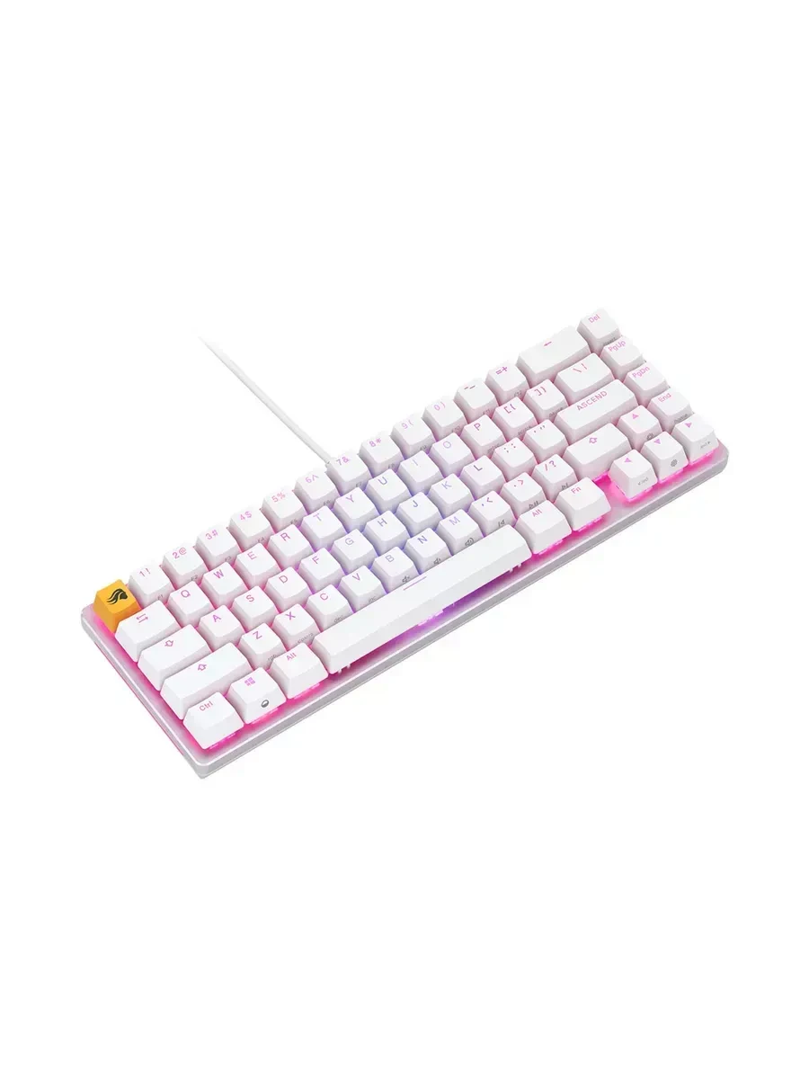 Игровая клавиатура Glorious GMMK2 Compact, механические Fox Linear, RGB, белая — 2