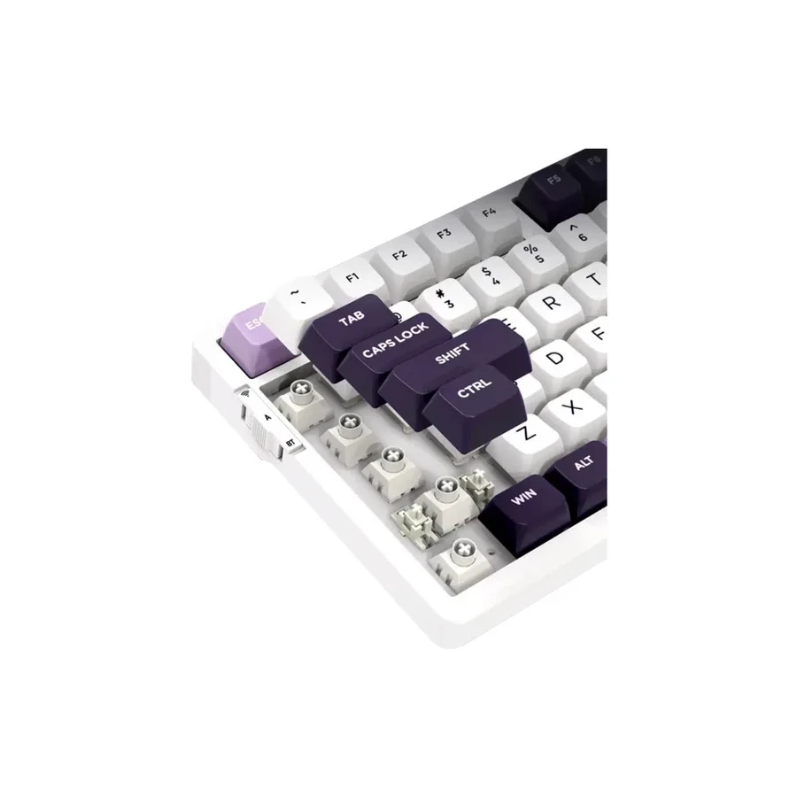 Игровая клавиатура VGN V98Pro V2, механическая Crystal Wine, RGB, фиолетовая — 2