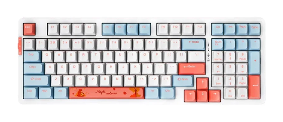 Игровая клавиатура VGN V98Pro V2, механическая Box Ice Cream Pro, RGB, розовая