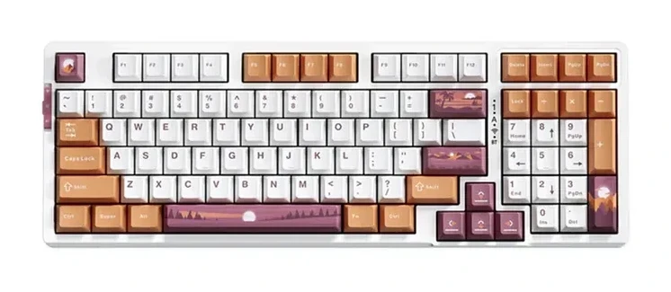 Игровая клавиатура VGN V98Pro V2 Twilight, механическая Berry Ice Cream, RGB, оранжевая