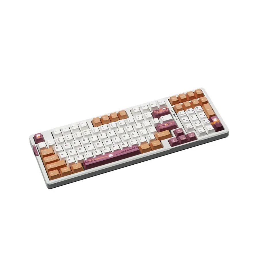 Игровая клавиатура VGN V98Pro V2 Twilight, механическая Berry Ice Cream, RGB, оранжевая — 2
