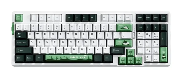 Игровая клавиатура VGN V98Pro V2, механическая Berry Ice Cream, RGB, зелёная