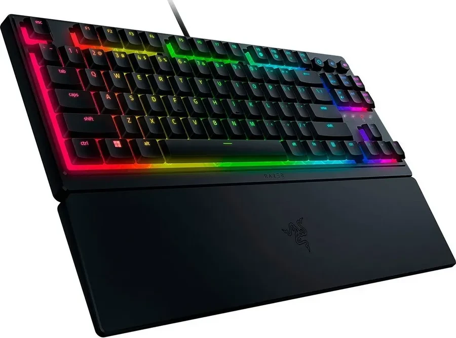 Игровая клавиатура Razer Ornata V3 Tenkeyless, гибридная, RGB, Razer Chroma, чёрная — 2