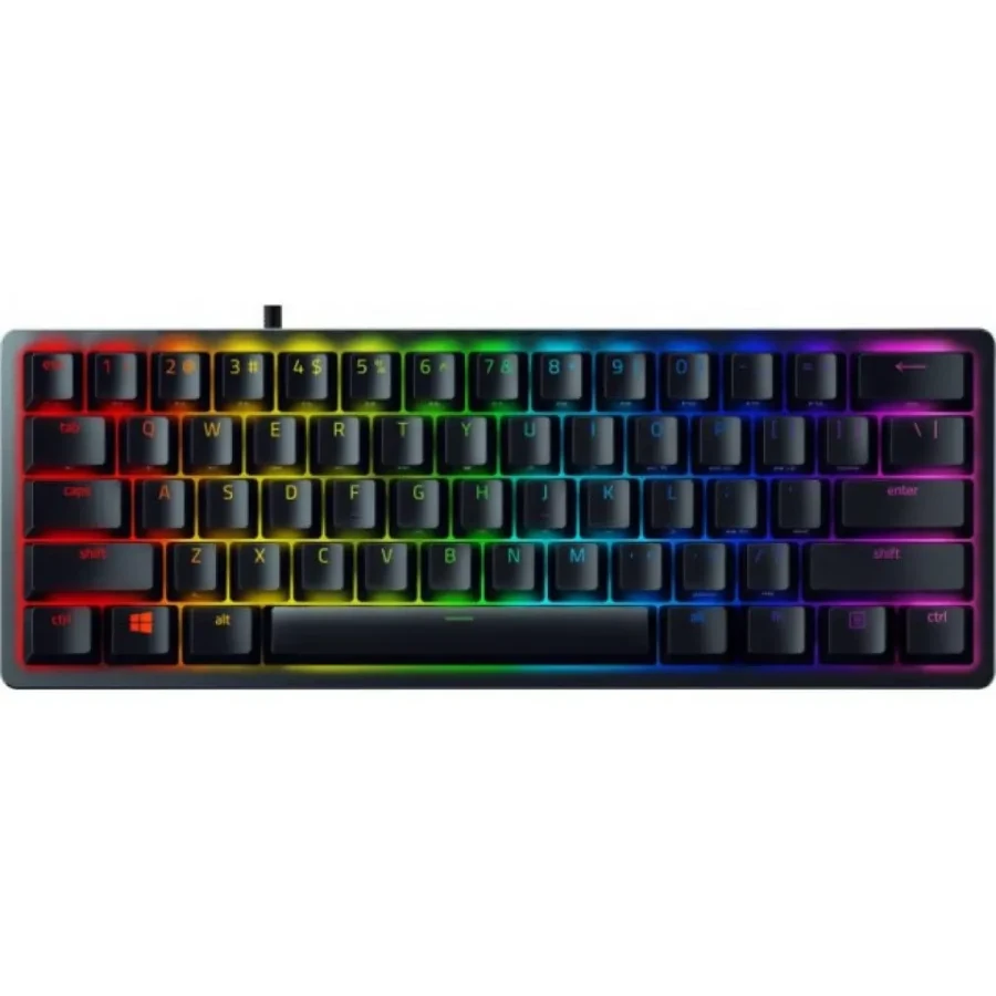 Игровая клавиатура Razer Huntsman Mini, оптическая, компактная, RGB, чёрная