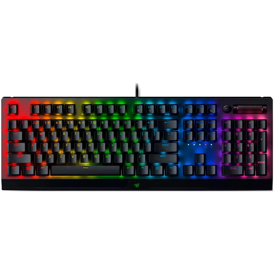 Игровая клавиатура Razer BlackWidow V3, механическая Green, полноразмерная, RGB, чёрная — 3