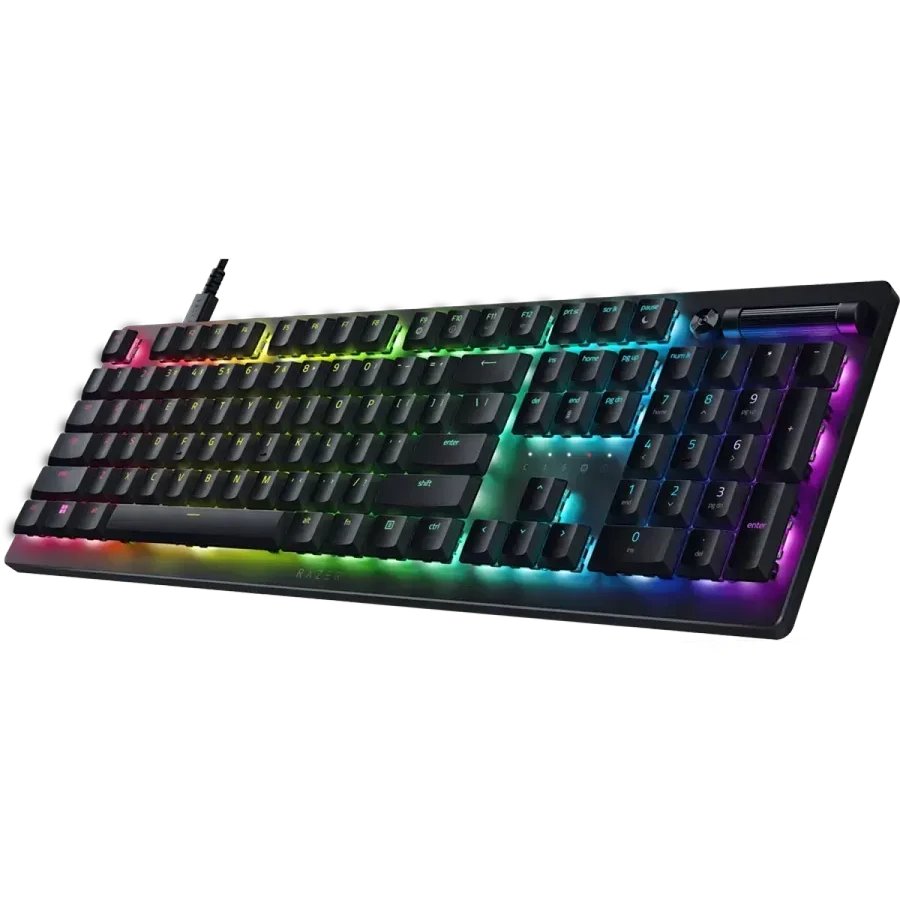 Игровая клавиатура Razer DeathStalker V2, оптико-механическая Red, проводная, RGB, чёрная