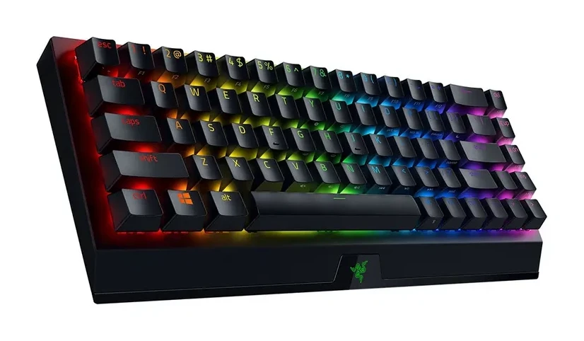 Игровая клавиатура Razer BlackWidow V3 Mini HyperSpeed, механическая, компактная, RGB, чёрная