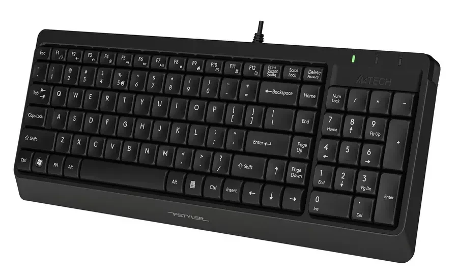 Клавиатура A4tech Fstyler FK15-2M, чёрный, USB — 2