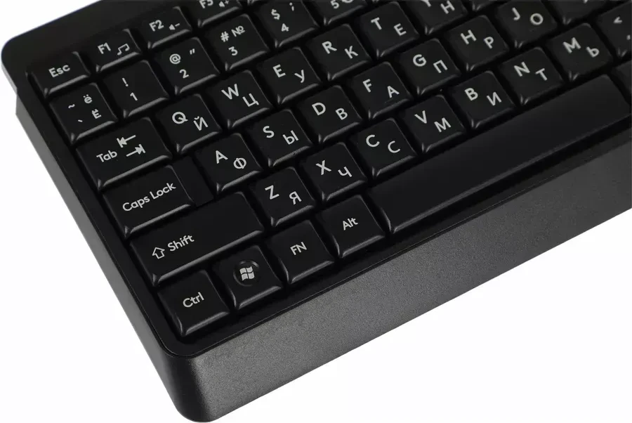 Клавиатура A4tech Fstyler FK15-2M, чёрный, USB — 4