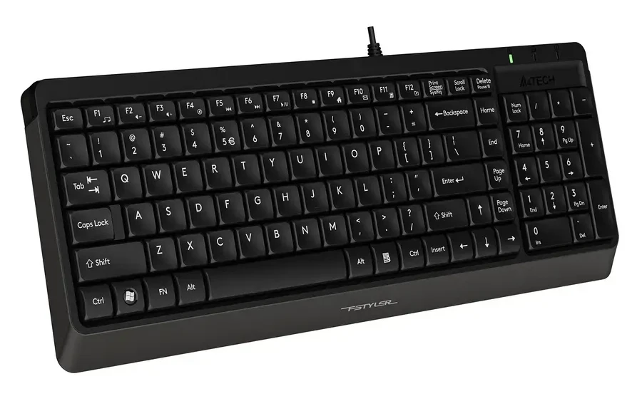 Клавиатура A4tech Fstyler FK15, чёрный, USB — 4