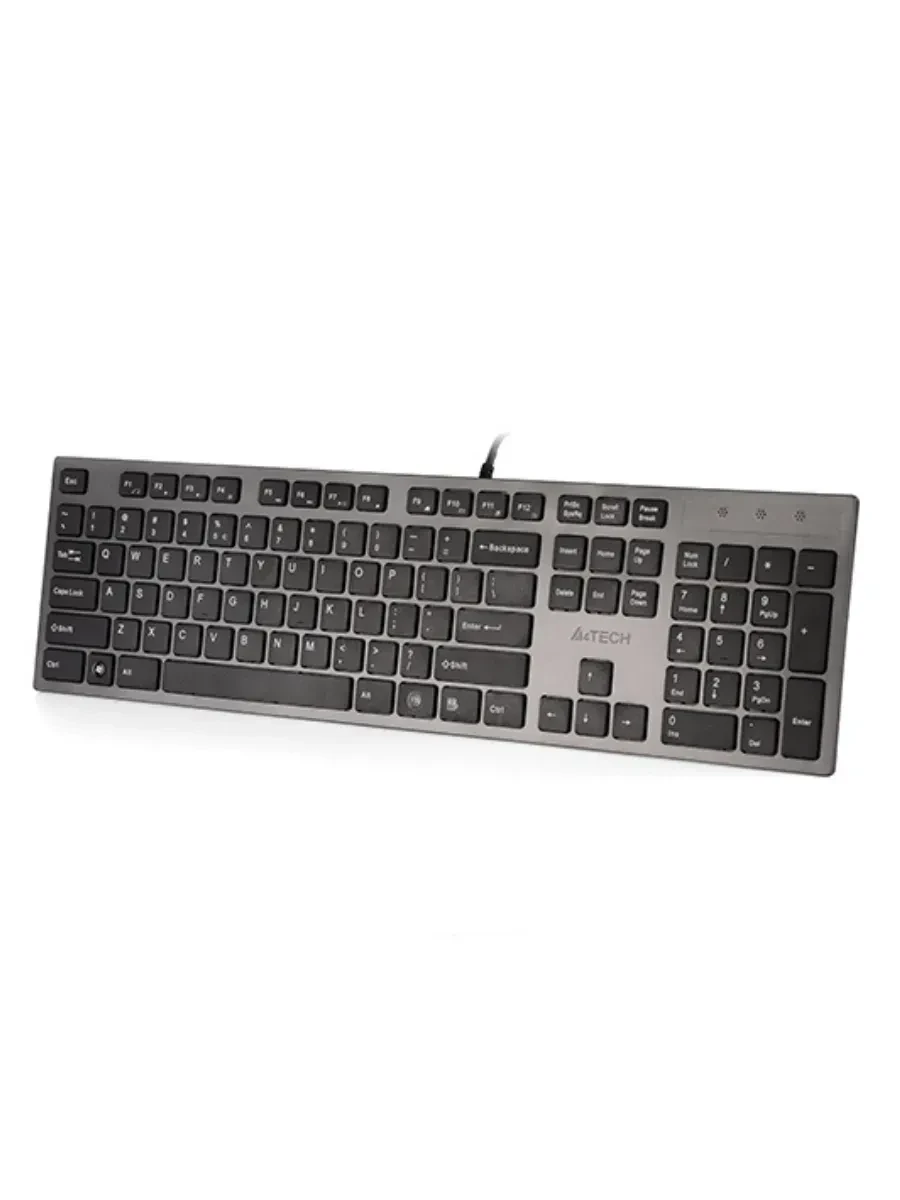 Клавиатура A4tech KV-300H, USB, серый/чёрный — 3