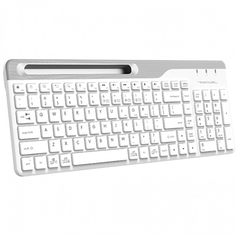 Клавиатура A4tech Fstyler FBK25, белая, BT+2.4G — 4