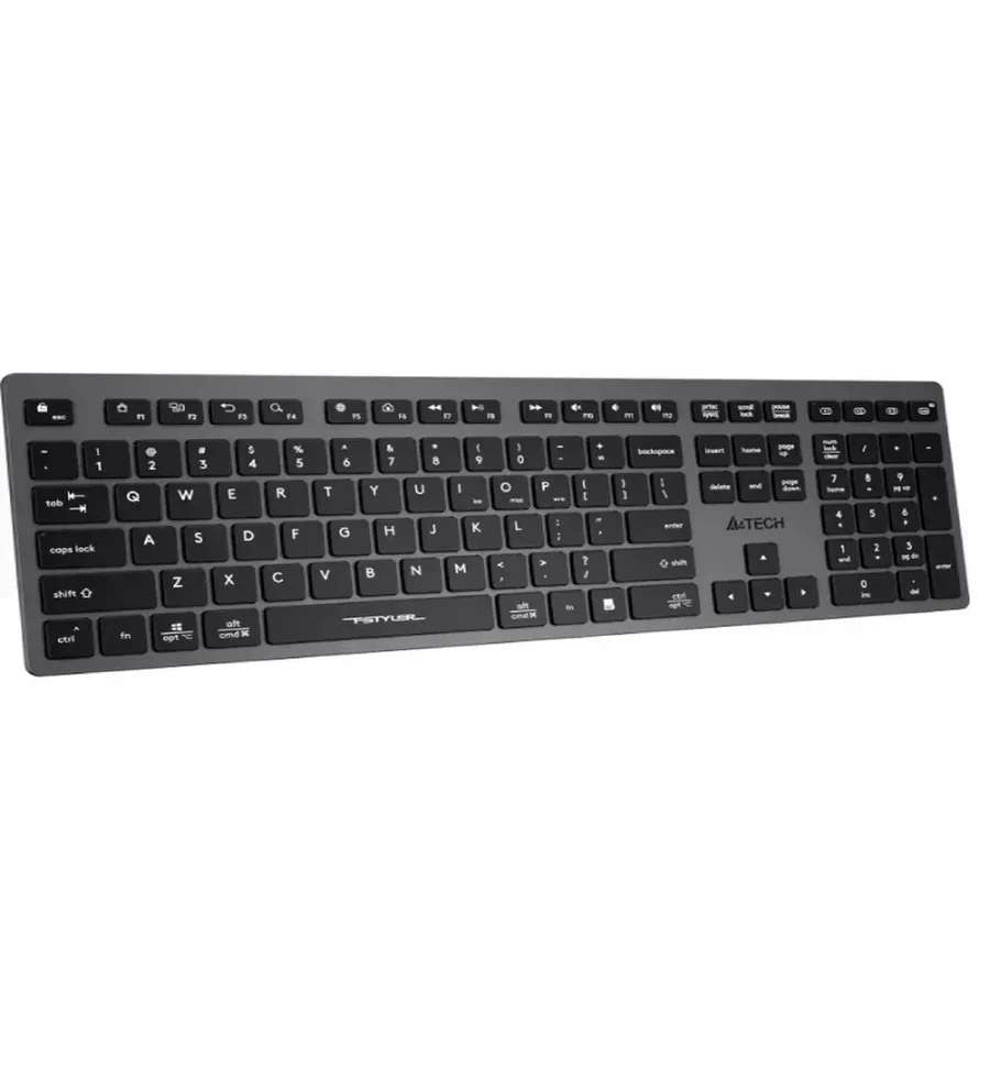 Клавиатура A4tech Fstyler FBX50C, серый, BT+2.4G — 2