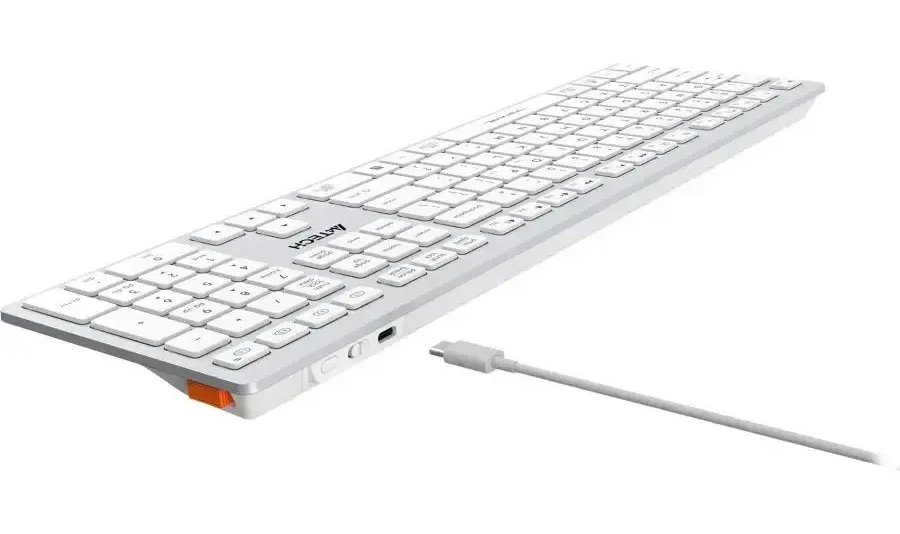 Клавиатура A4tech Fstyler FBX50C, белый, BT+2.4G