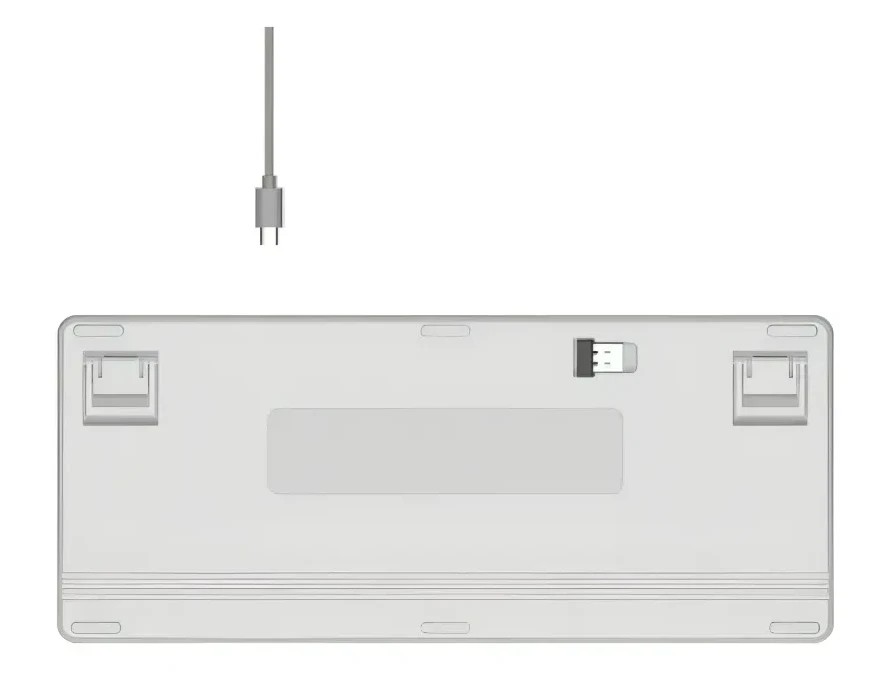 Клавиатура A4tech Fstyler FBX53C, белый, BT+2.4G — 2