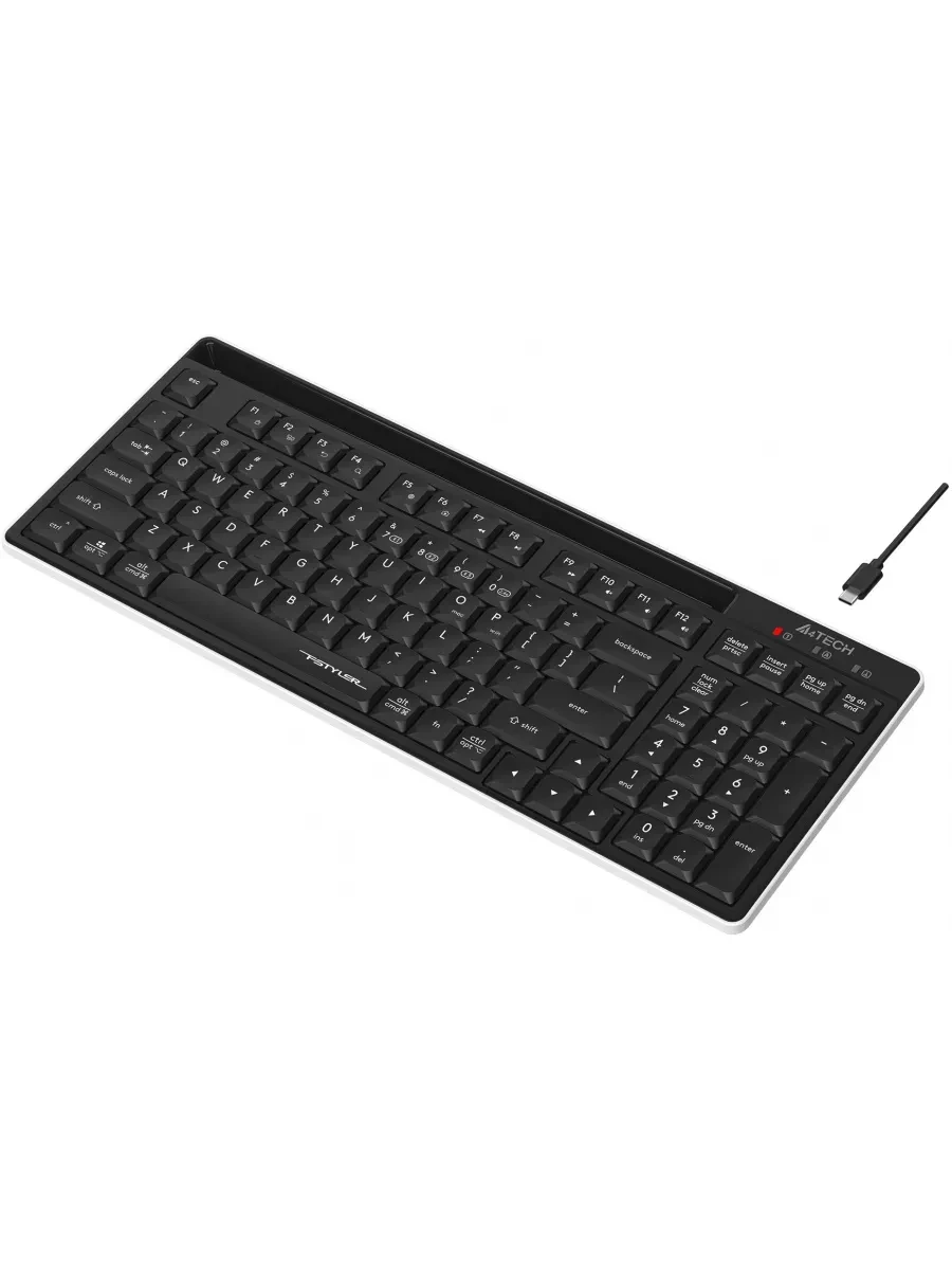 Клавиатура A4tech Fstyler FBX70C, чёрный, BT+2.4G
