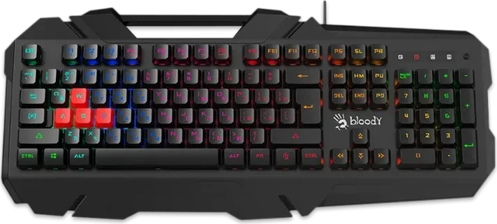 Игровая клавиатура Bloody B150N, USB, RGB