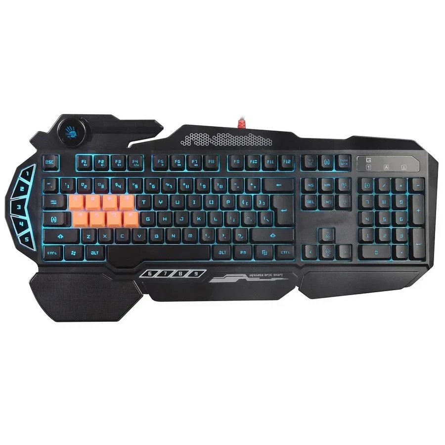 Игровая клавиатура Bloody B318, USB, механическая