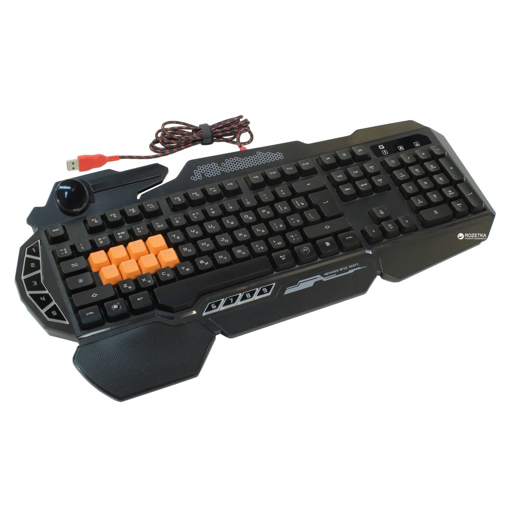 Игровая клавиатура Bloody B318, USB, механическая — 3