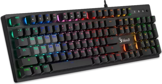 Игровая клавиатура Bloody B500N, USB, RGB — 2