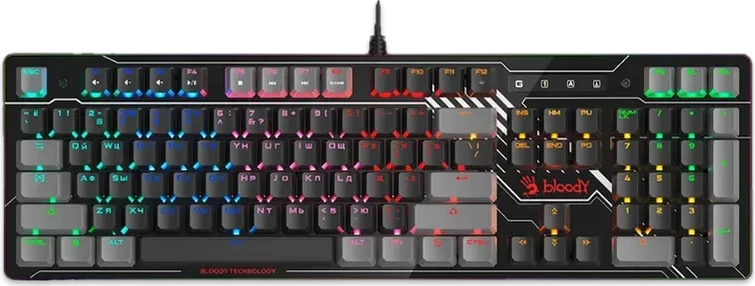 Игровая клавиатура Bloody B808N, USB, RGB