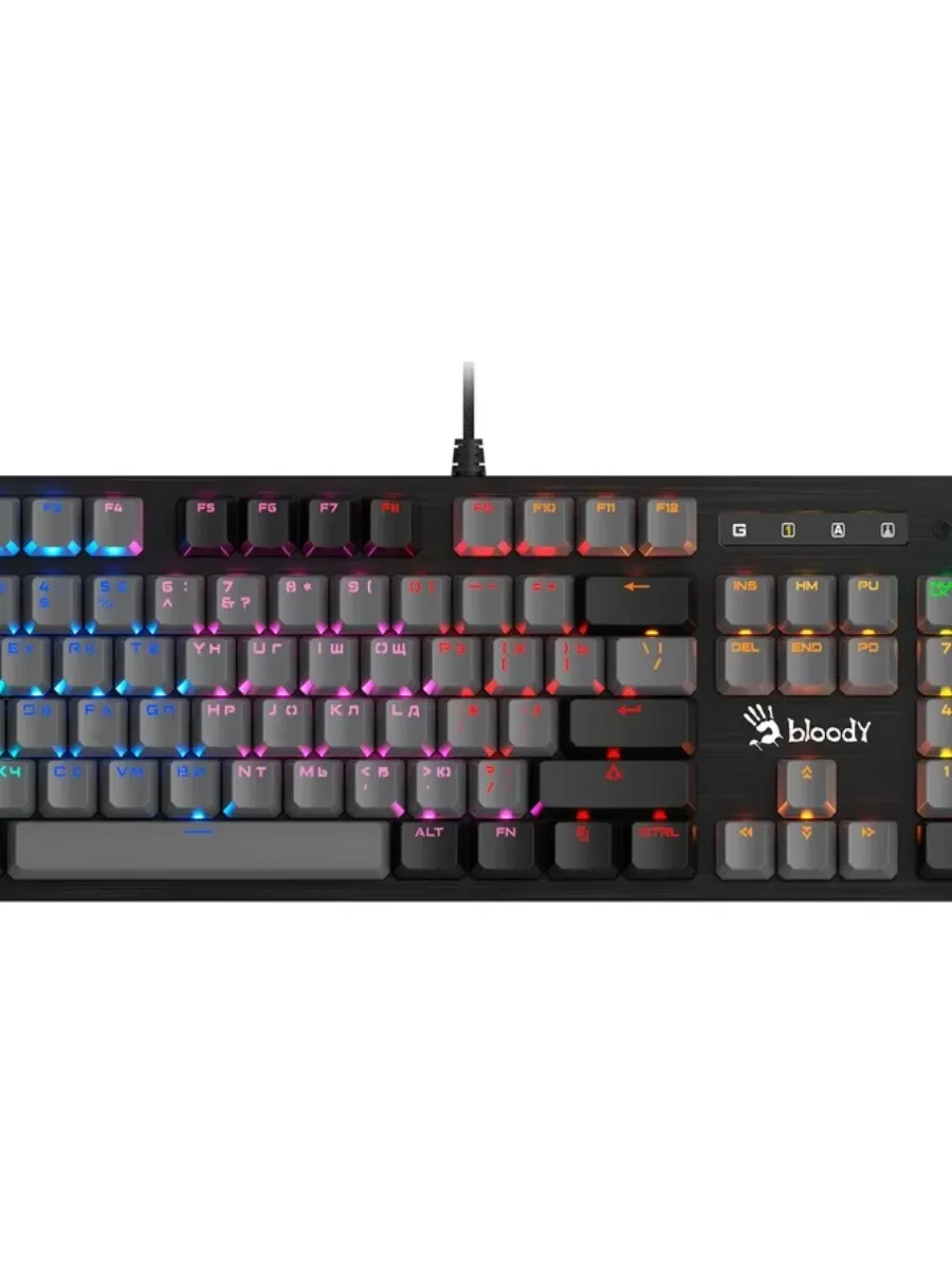 Игровая клавиатура Bloody B828N, USB, RGB
