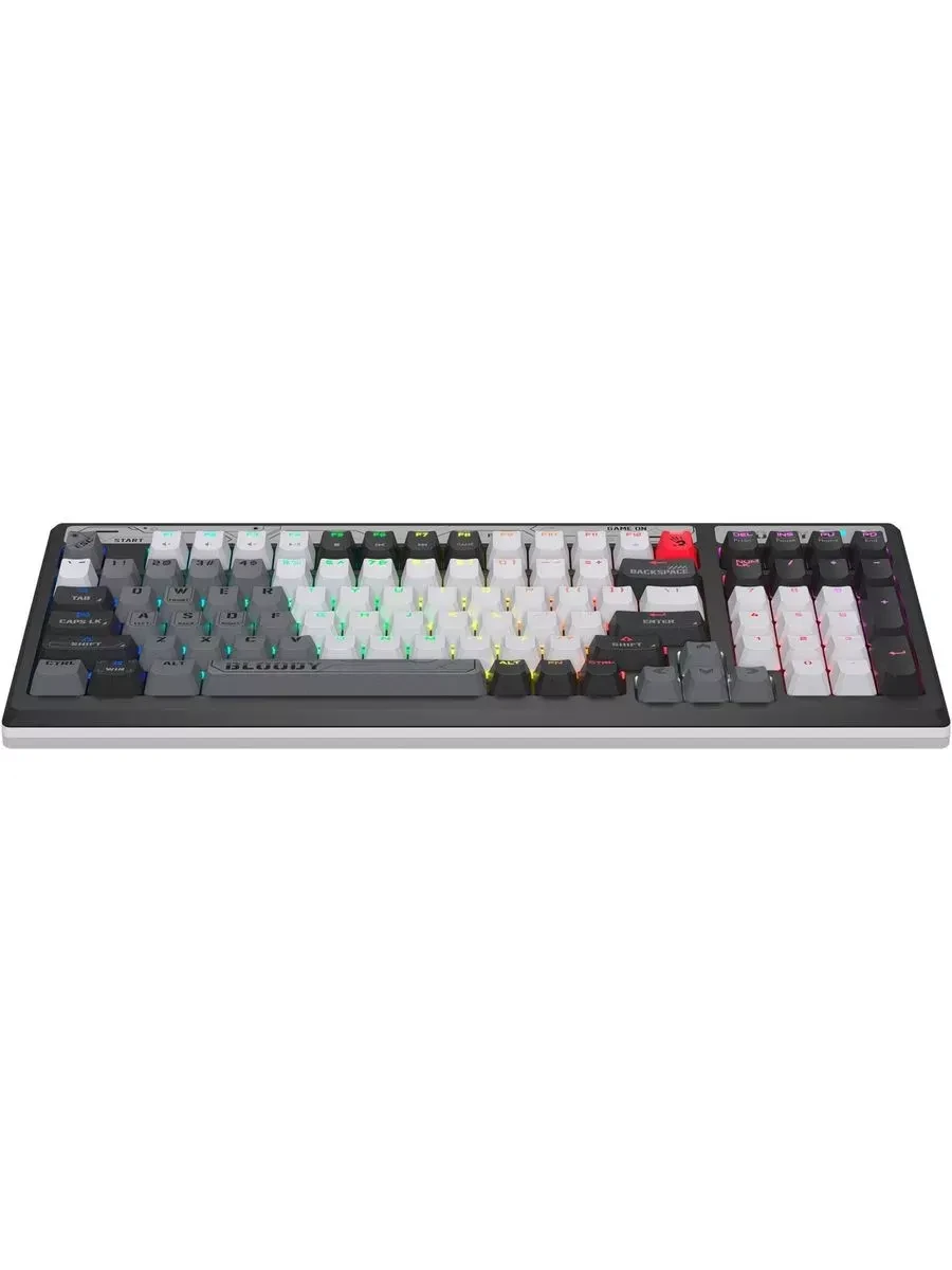 Игровая клавиатура Bloody B950, серый, компактная, RGB — 4