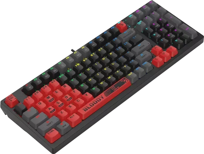 Игровая клавиатура Bloody S98, красный, механическая