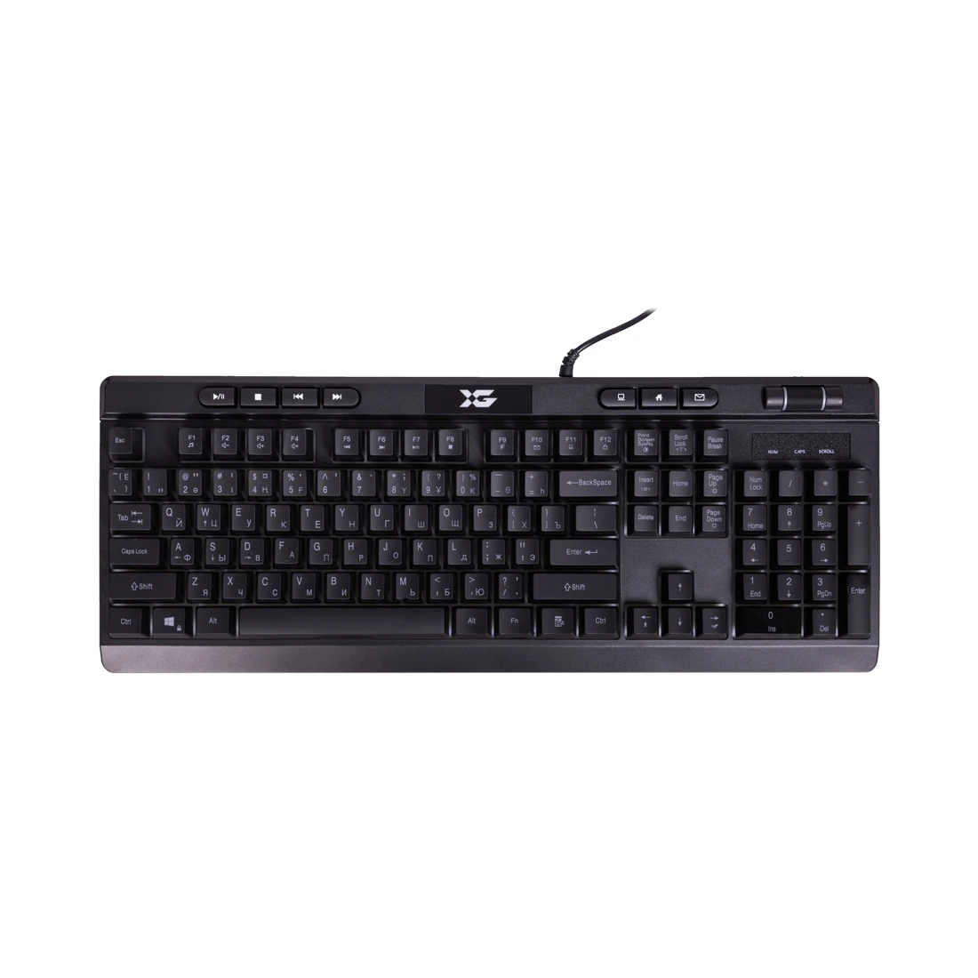 Клавиатура XG Steel Shadow, игровая, RGB, USB, 104 клавиши — 2