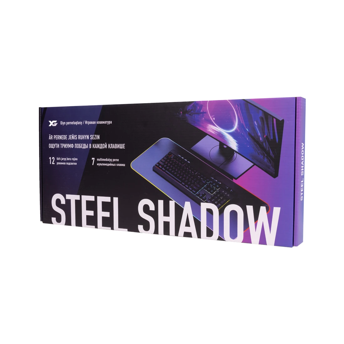 Клавиатура XG Steel Shadow, игровая, RGB, USB, 104 клавиши — 3