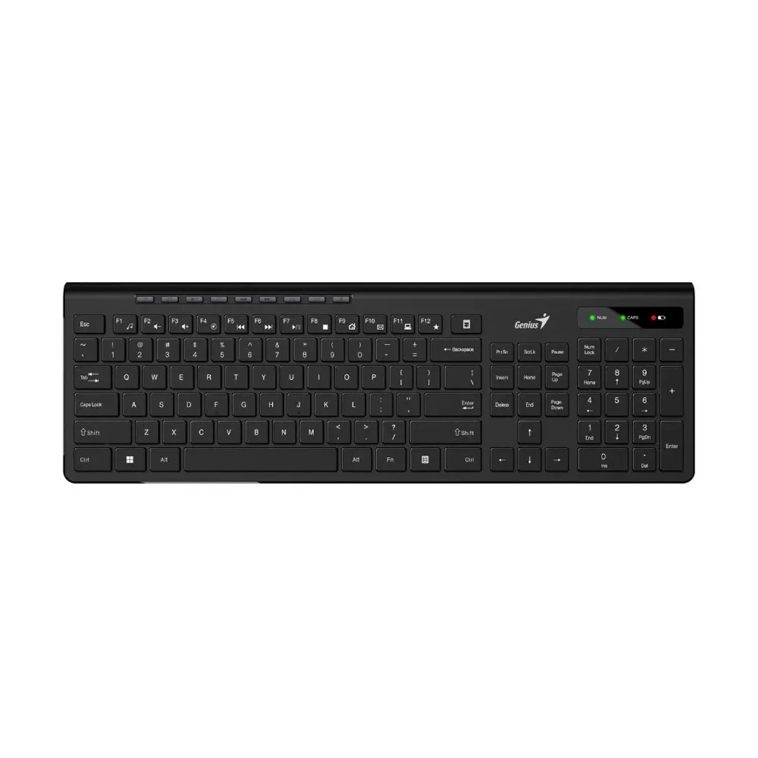 Клавиатура Genius Slimstar 7230, ультратонкая, беспроводная — 3