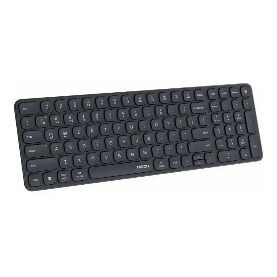 Клавиатура Rapoo E9310M, Bluetooth/2.4G, 104 клавиш, белый