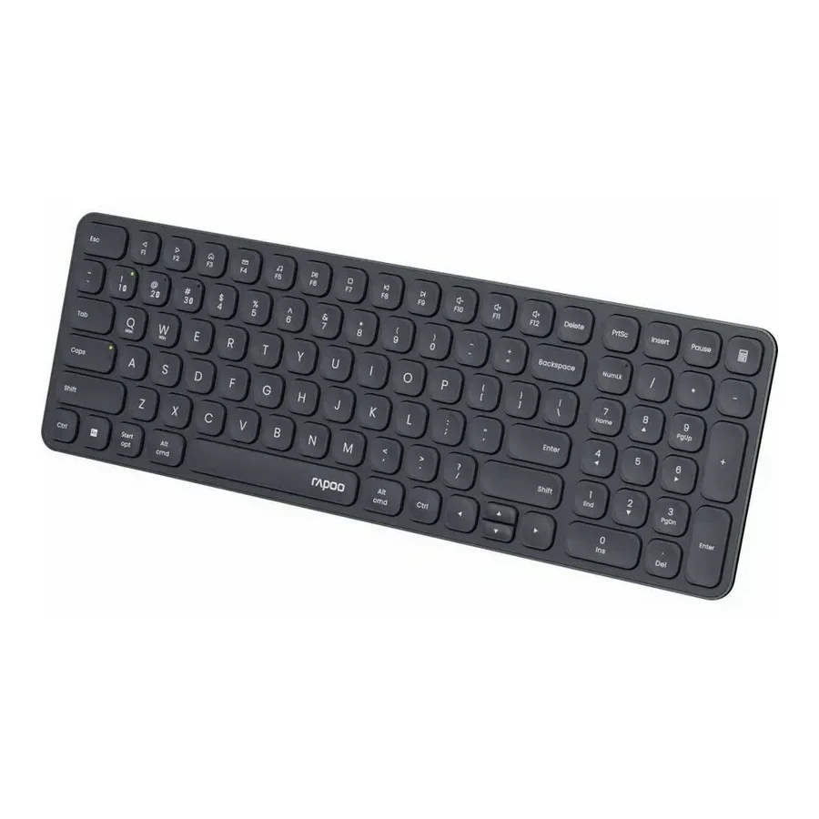 Клавиатура Rapoo E9310M, Bluetooth/2.4G, 104 клавиш, белый — 2