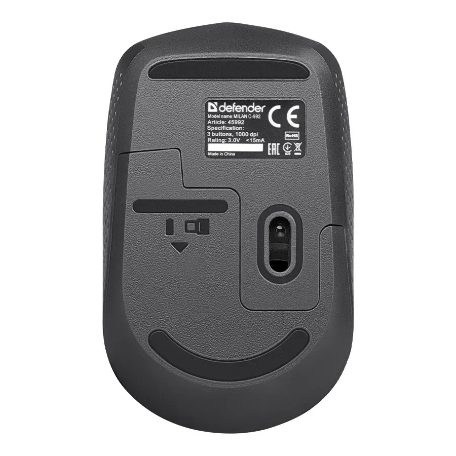Клавиатура USB Defender Dark Knight GK-077, черно-белая — 3