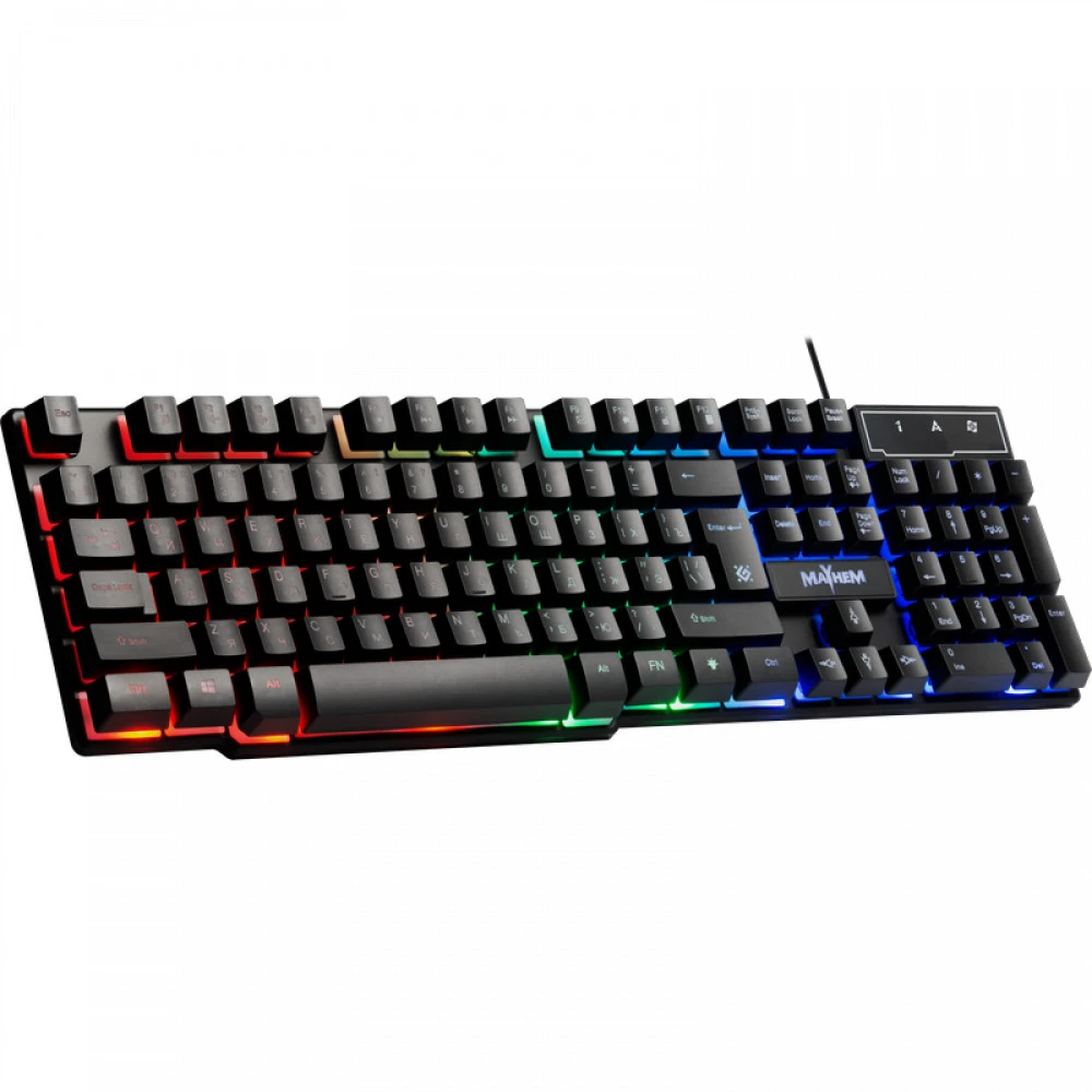 Клавиатура игровая Defender Mayhem GK-360DL, механическая, RGB — 2