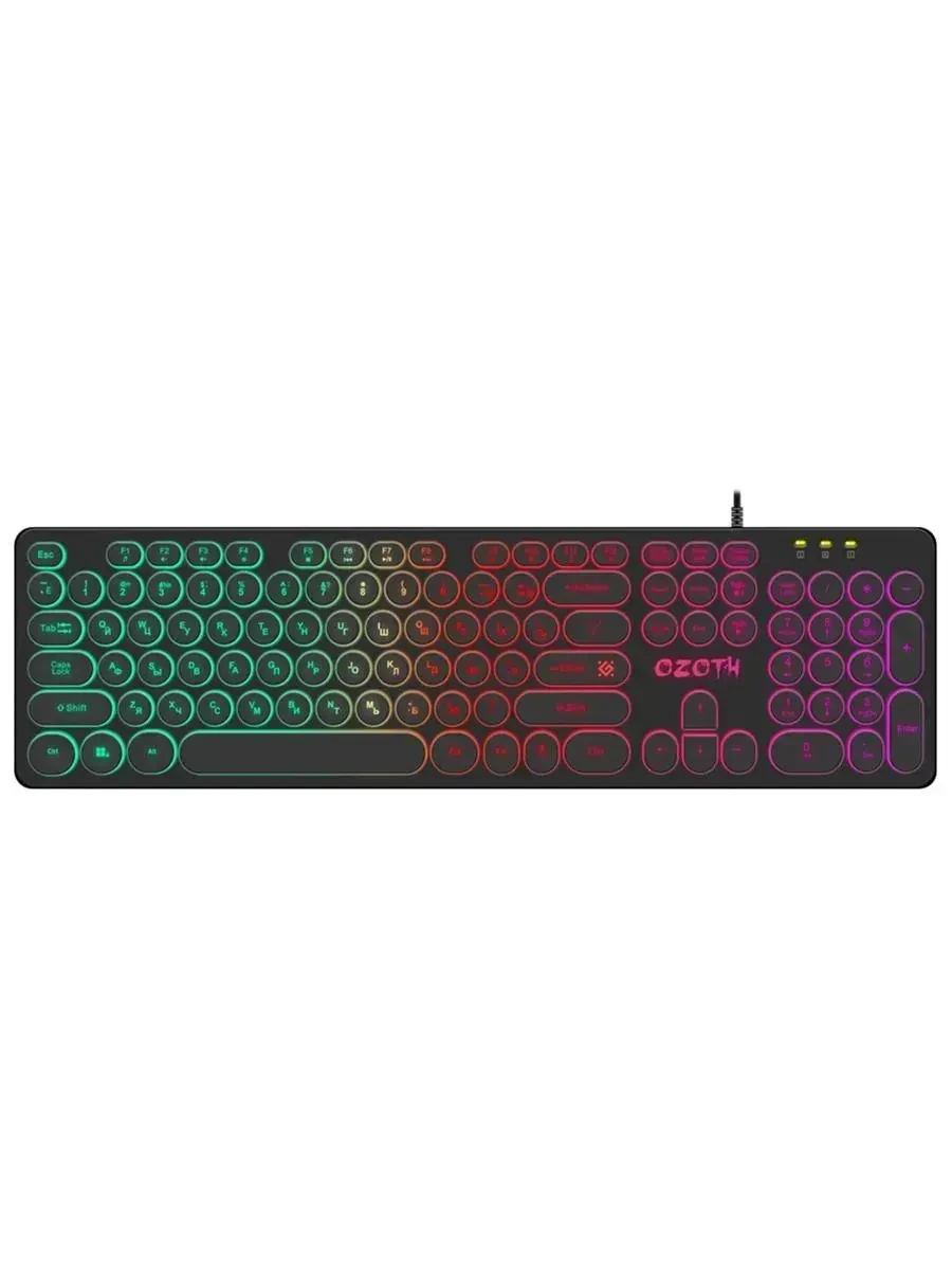 Клавиатура USB Defender Ozoth GK-106, 104 клавиши — 3