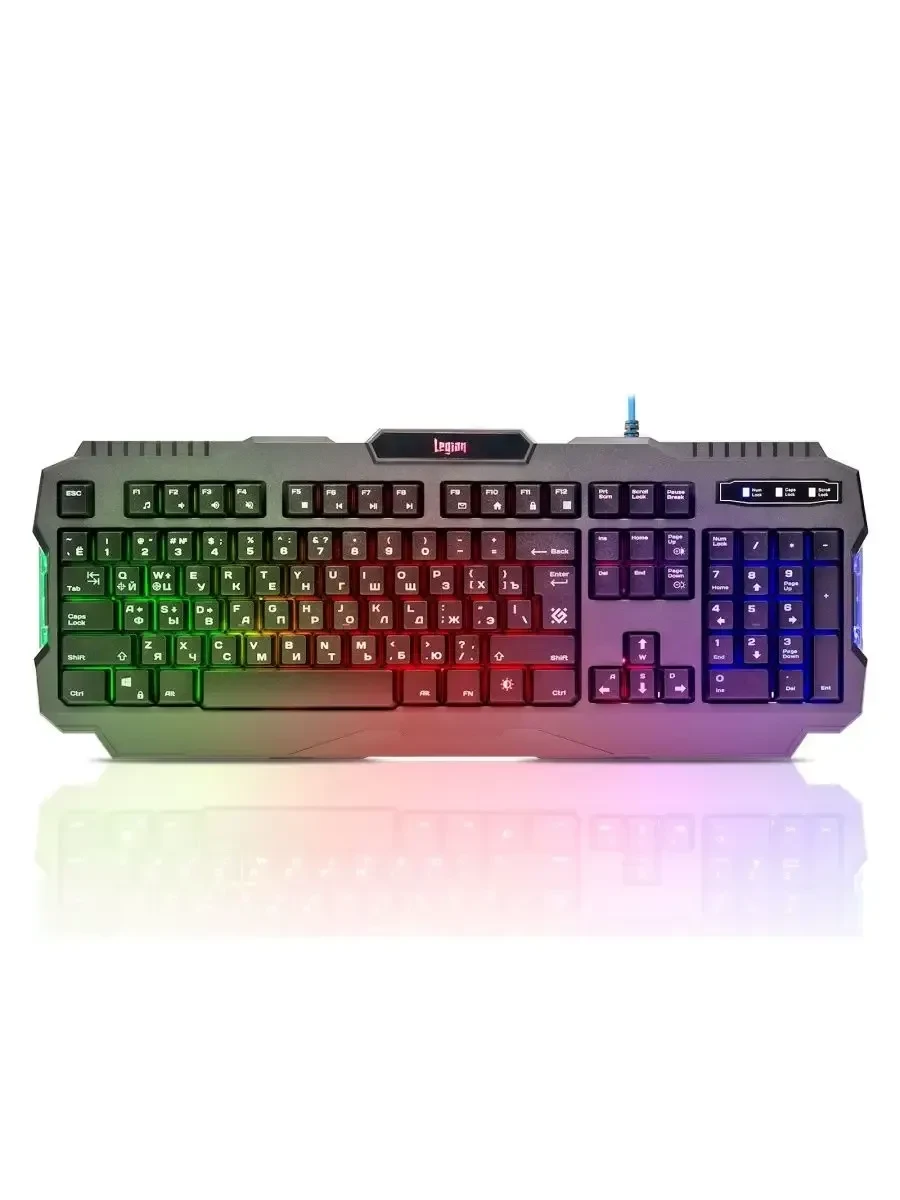 Клавиатура Defender Legion GK-010DL, USB, чёрная