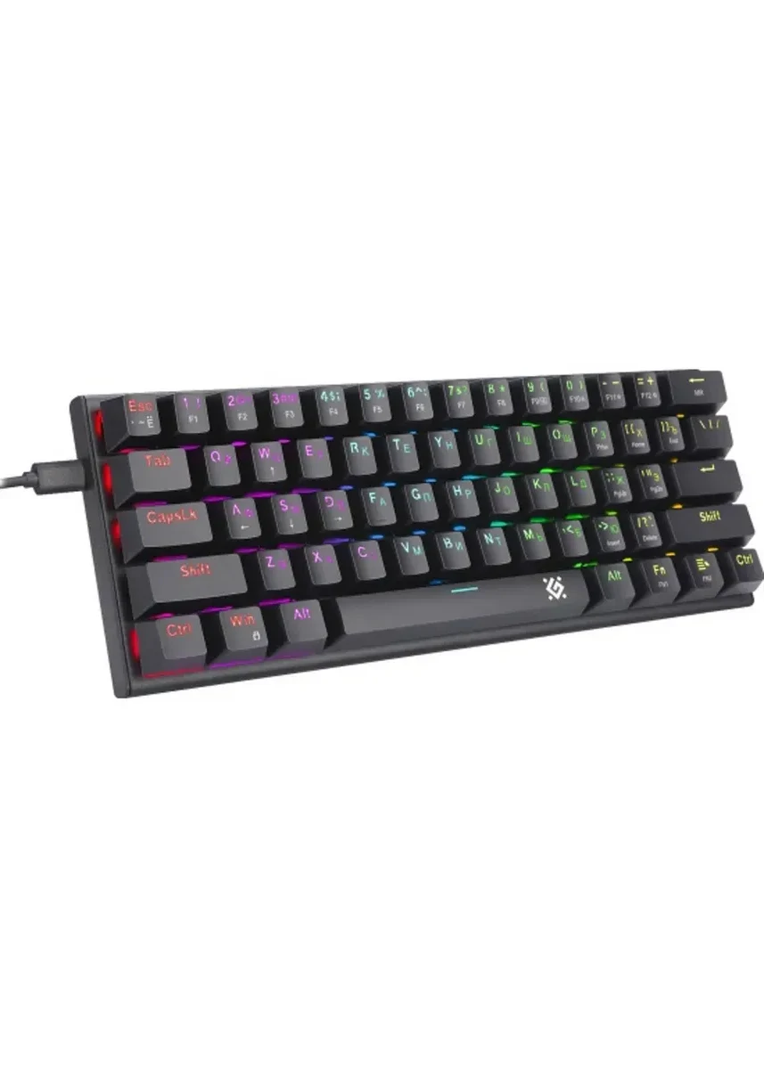 Клавиатура Defender Cairon GK-081, USB, чёрная — 3