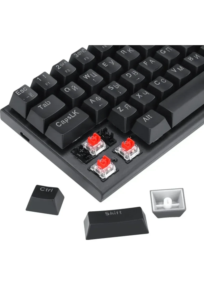 Клавиатура Defender Cairon GK-081, USB, чёрная — 4