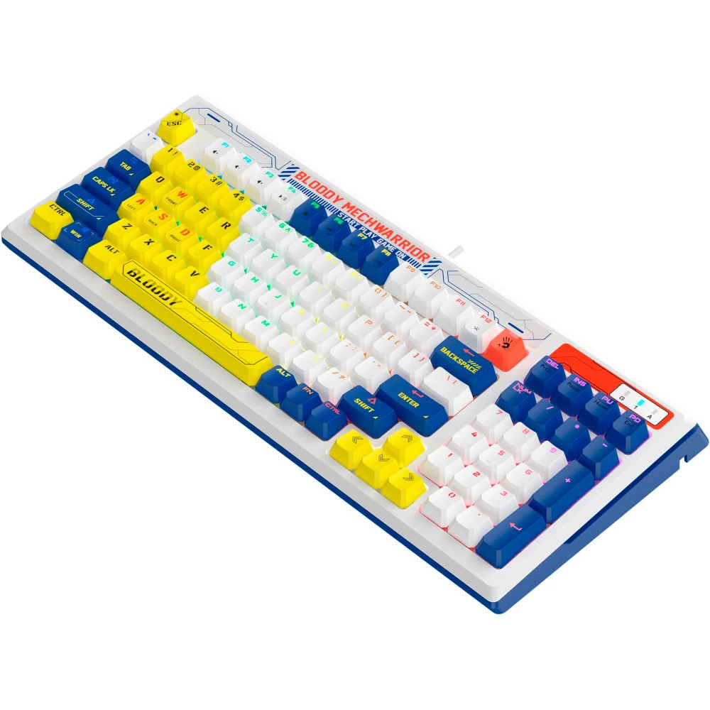 Игровая клавиатура Bloody B950 Blue RGB kompakt mexanik — 4