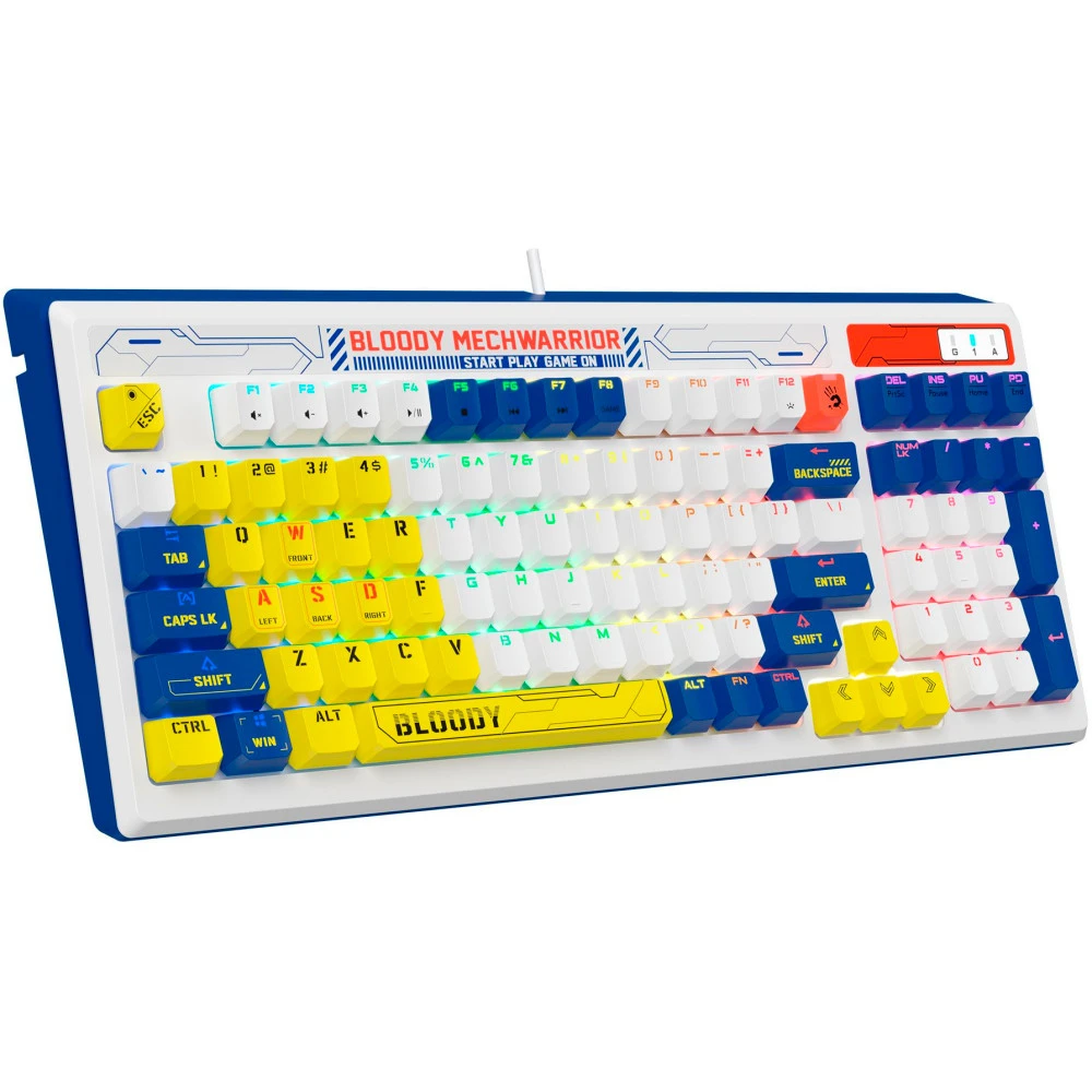 Игровая клавиатура Bloody B950 Blue RGB kompakt mexanik — 5