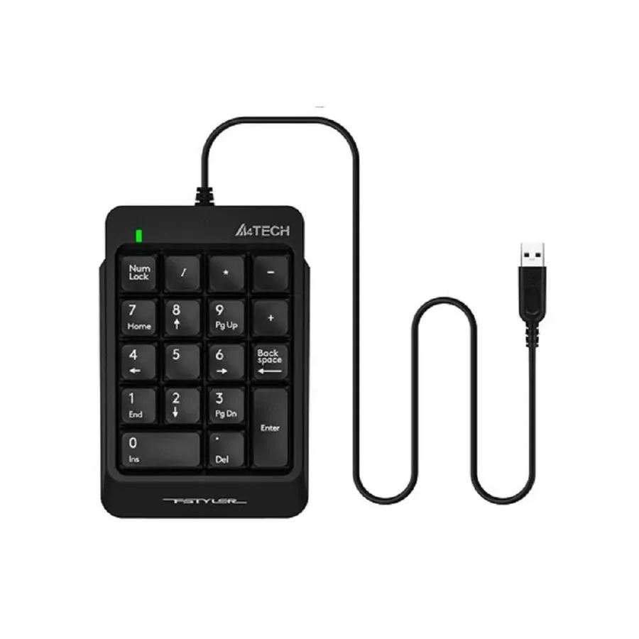 Цифровая клавиатура A4tech Fstyler FK13P, чёрная
