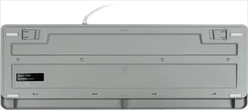 Клавиатура A4tech Fstyler FK10, 105 клавиш, мультимедиа, белая — 3