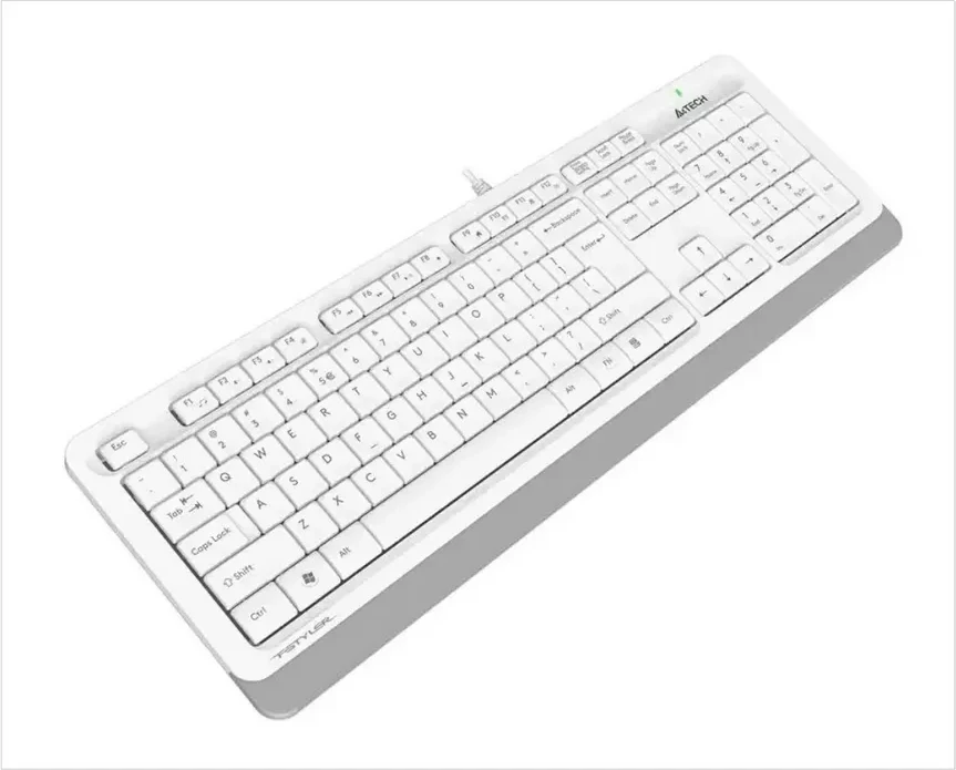 Клавиатура A4tech Fstyler FK10, 105 клавиш, мультимедиа, белая — 4