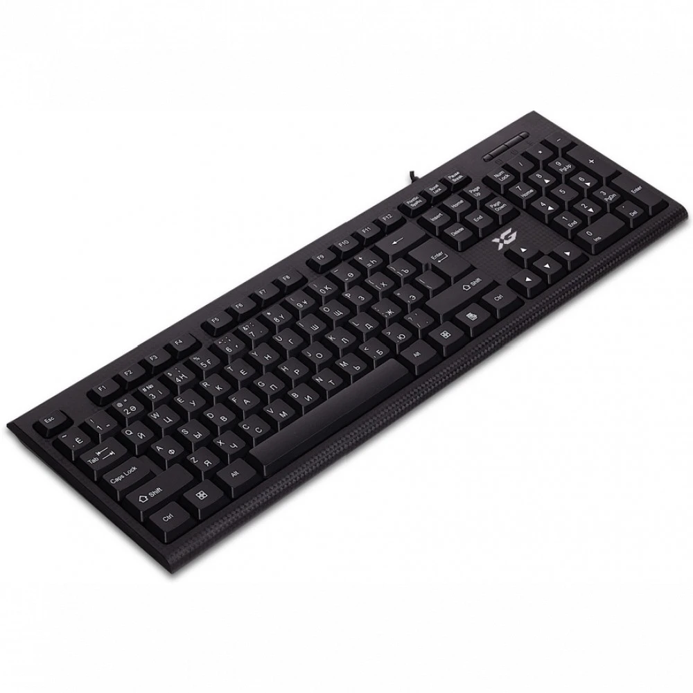 Клавиатура XG XK-100UB, USB, ультратонкая, чёрная — 2