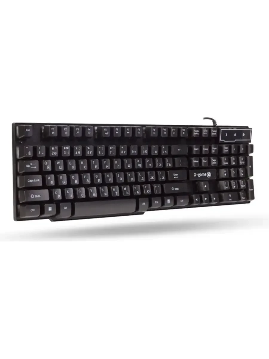Клавиатура XG XK-200UB, USB, ультратонкая, чёрная — 2