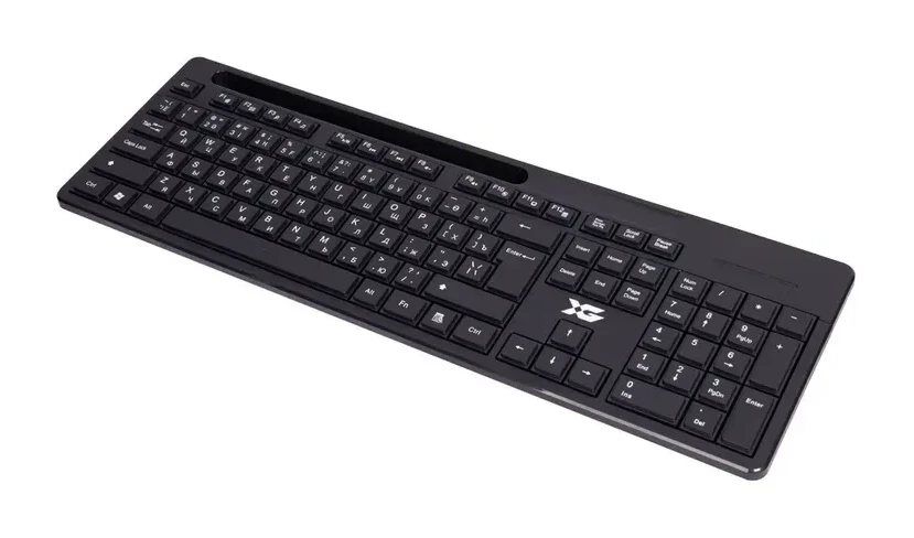 Клавиатура XG XK-220OGB, беспроводная 2.4ГГц, чёрная